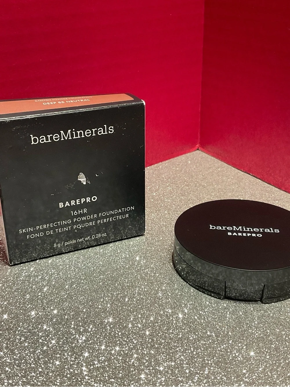 bareMinerals BAREPRO 24HR‎ Wear Powder Foundation Deep 55 Neutral 8g